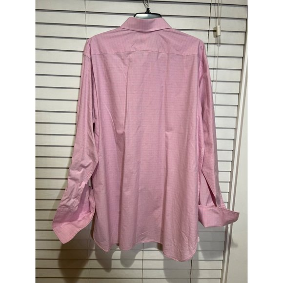 Thomas Pink French Cuff Long‎ Sleeve Button Up Shirt - Size 17 - Picture 4 of 4
